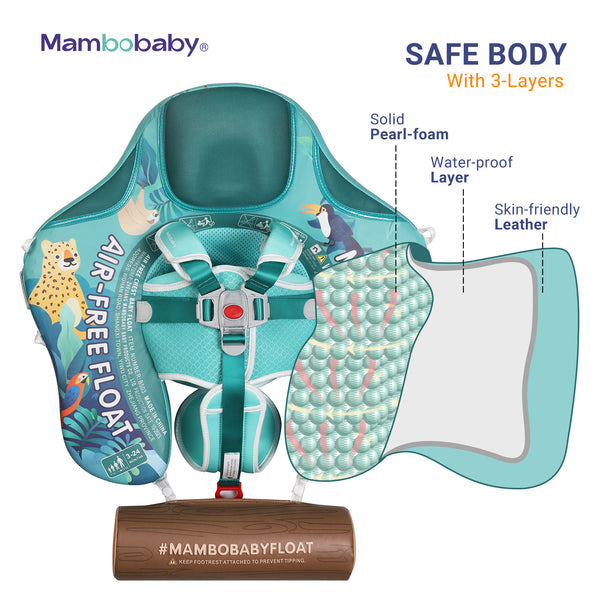 Mambobaby™ Tropical Rain Forest | Air-Free Baby Float (3-24m)