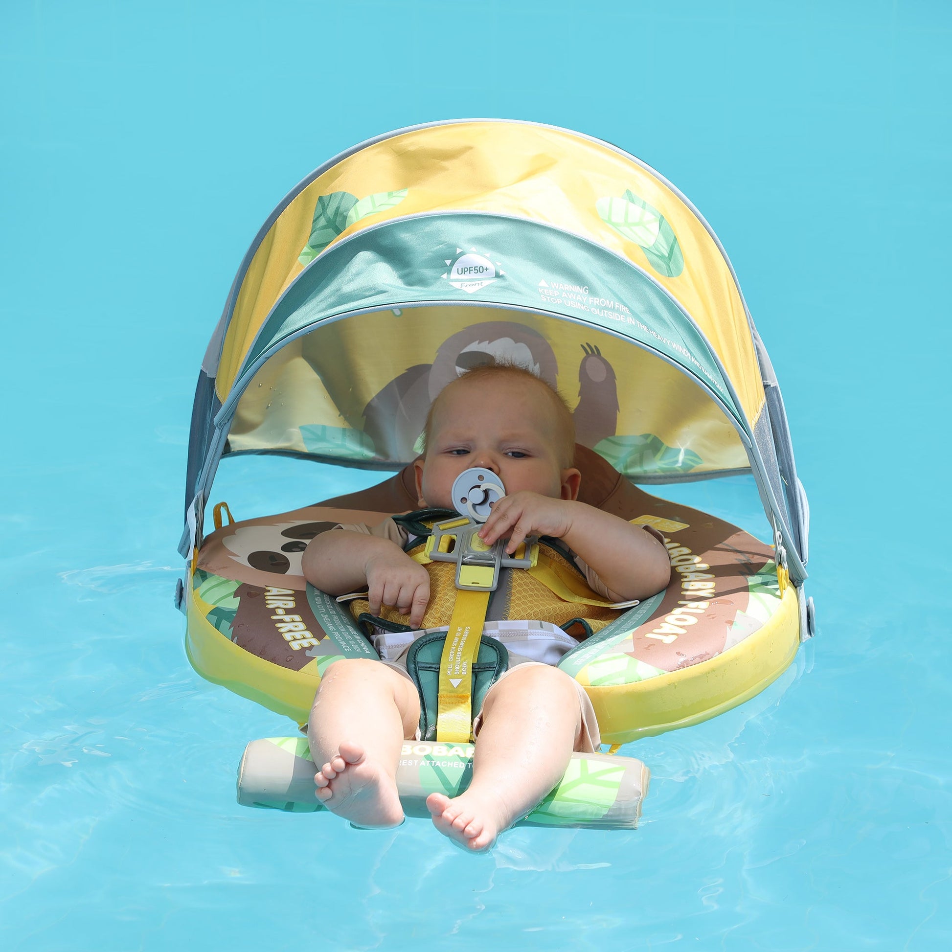 Mambobaby Float, Best baby Swimming Float with Caniopy, Best Toddler Pool Float