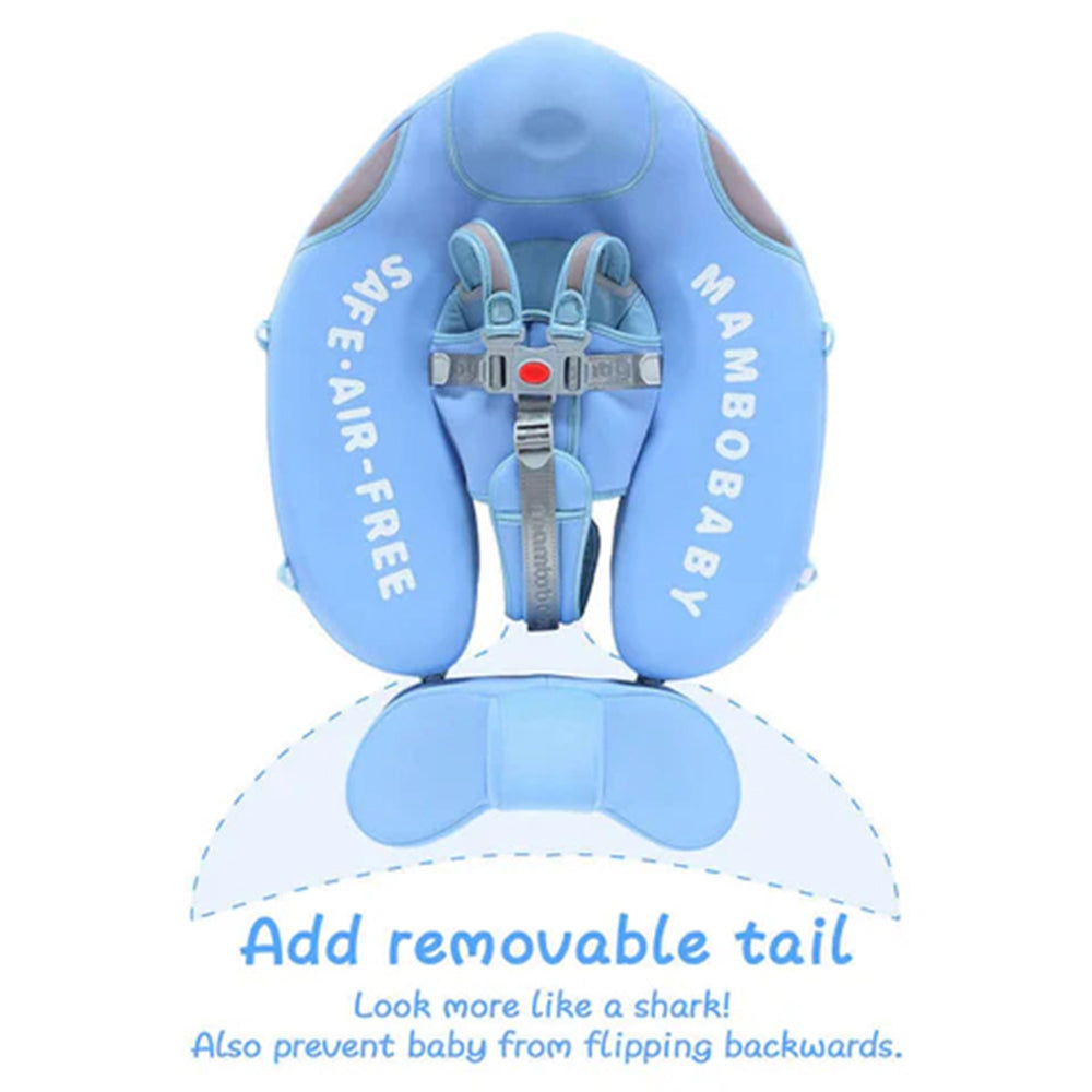 Detailed view of the Mambobaby detachable weighted tail stabilizer wing designed to prevent flipping and tipping.