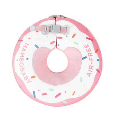 The Blue Edition Mambobaby Donut neck ring featuring air-free PearlFoam technology for infants 0-12 months.