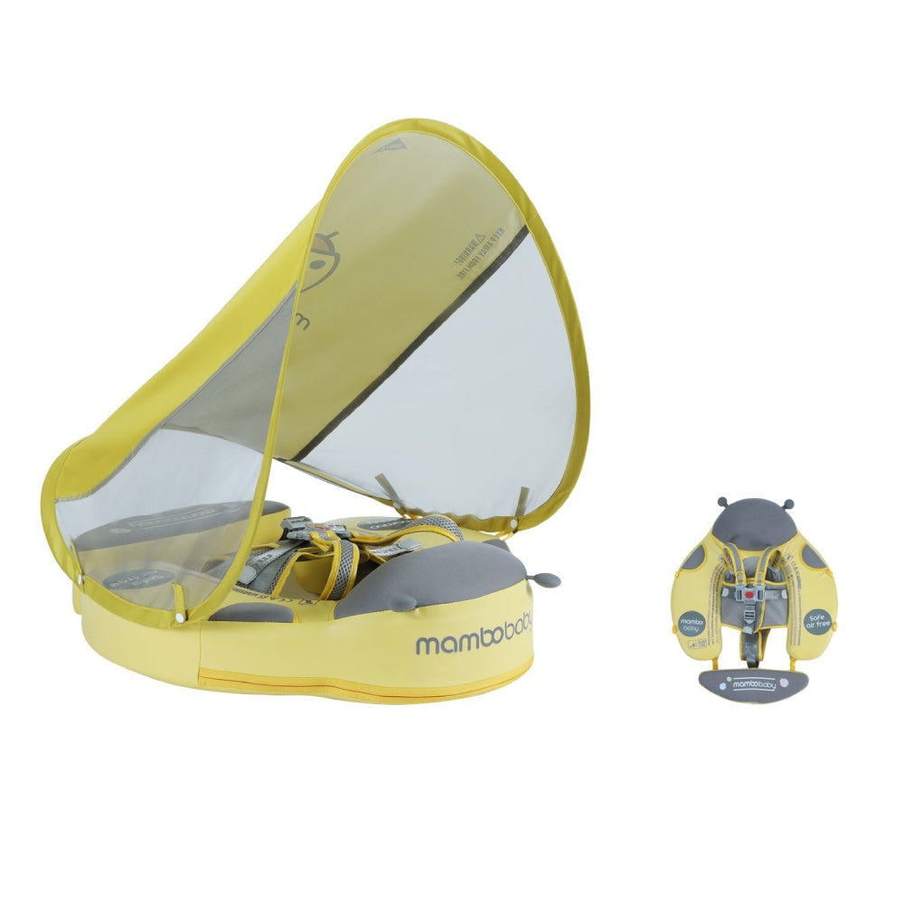 The Limited Yellow Edition Mambobaby Ladybug air-free float featuring the same puncture-proof PearlFoam technology.