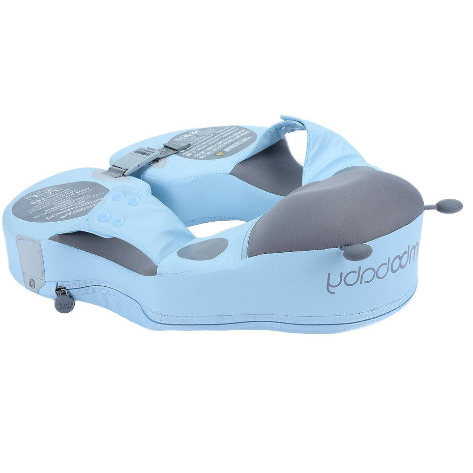 Premium product shot of the Mambobaby Ladybug shoulder float with puncture-proof PearlFoam and UV sunshade.