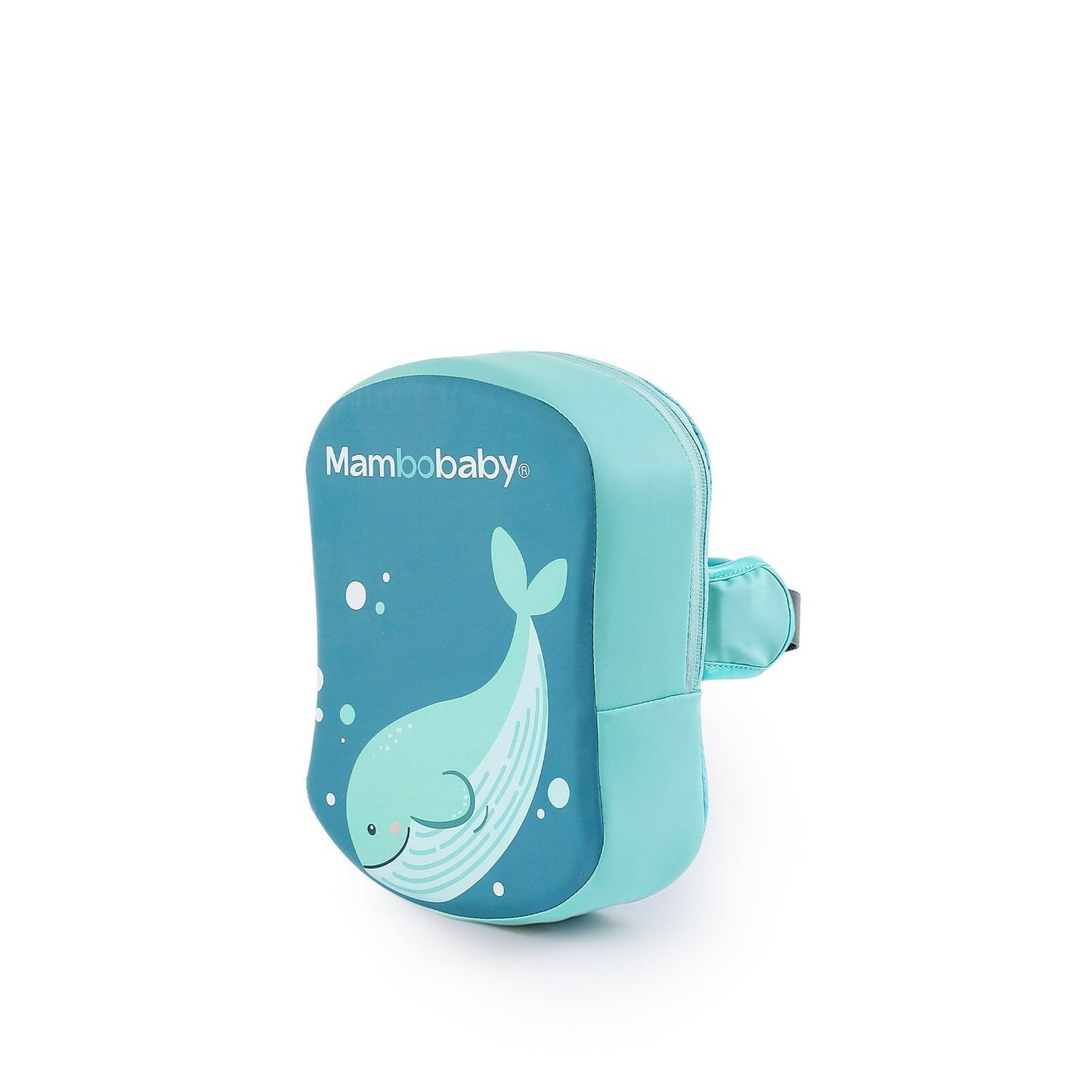 Official Mambobaby air-free back float swim trainer for children aged 1-6 years featuring PearlFoam technology.