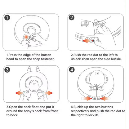 Official Mambobaby user manual and safety guidebook included with the genuine Donut Series neck spa trainer.