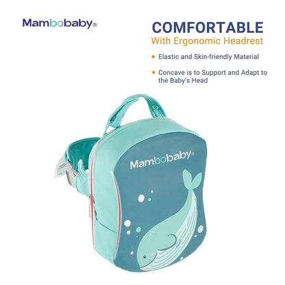 Close-up of the Mambobaby skin-friendly, hypoallergenic fabric designed to prevent chafing and irritation.