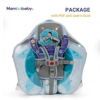 Genuine Mambobaby Turtle Edition original packaging including the float, stabilizer tail, and full sun canopy.