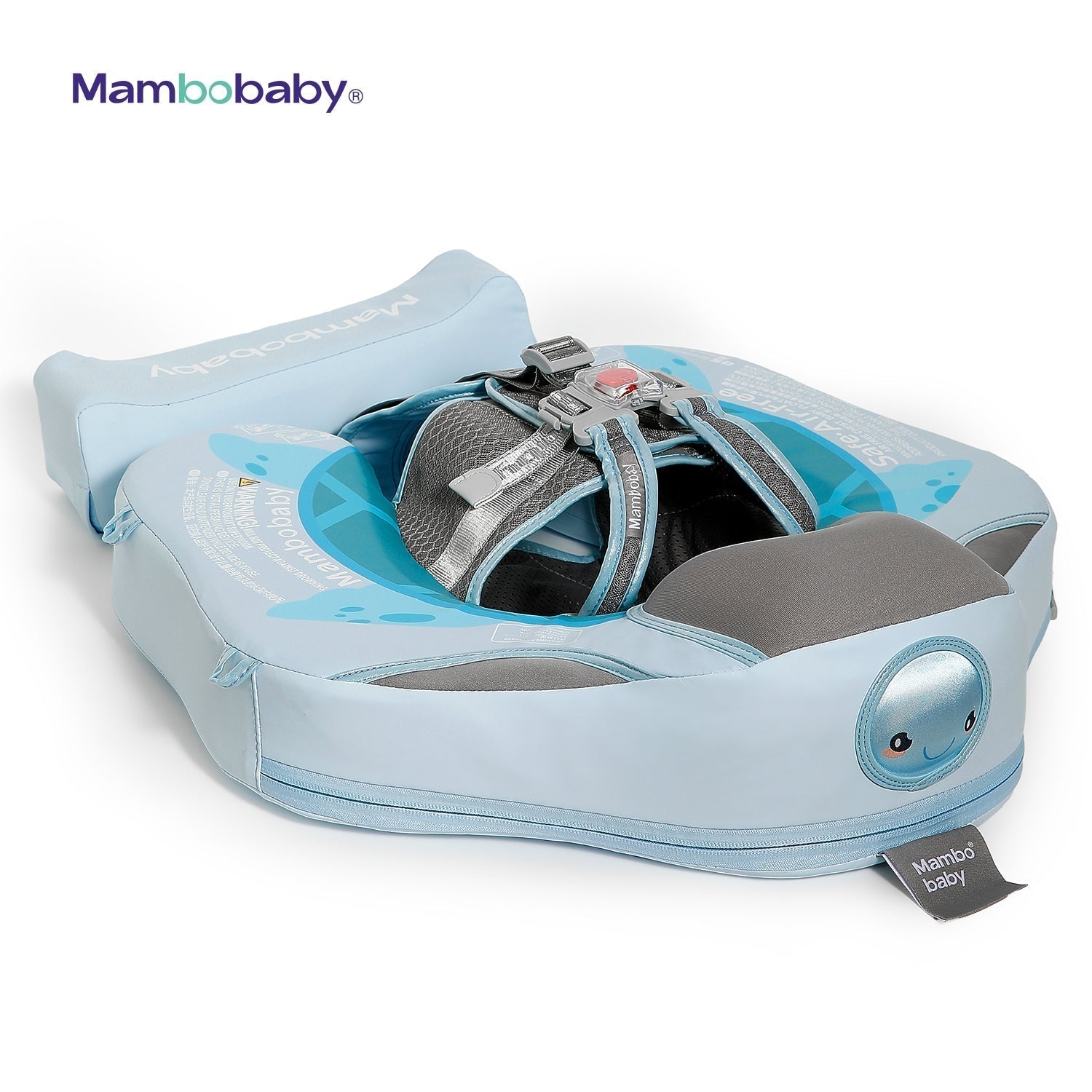 Genuine Mambobaby Turtle Edition original packaging including the float, stabilizer tail, and full sun canopy.